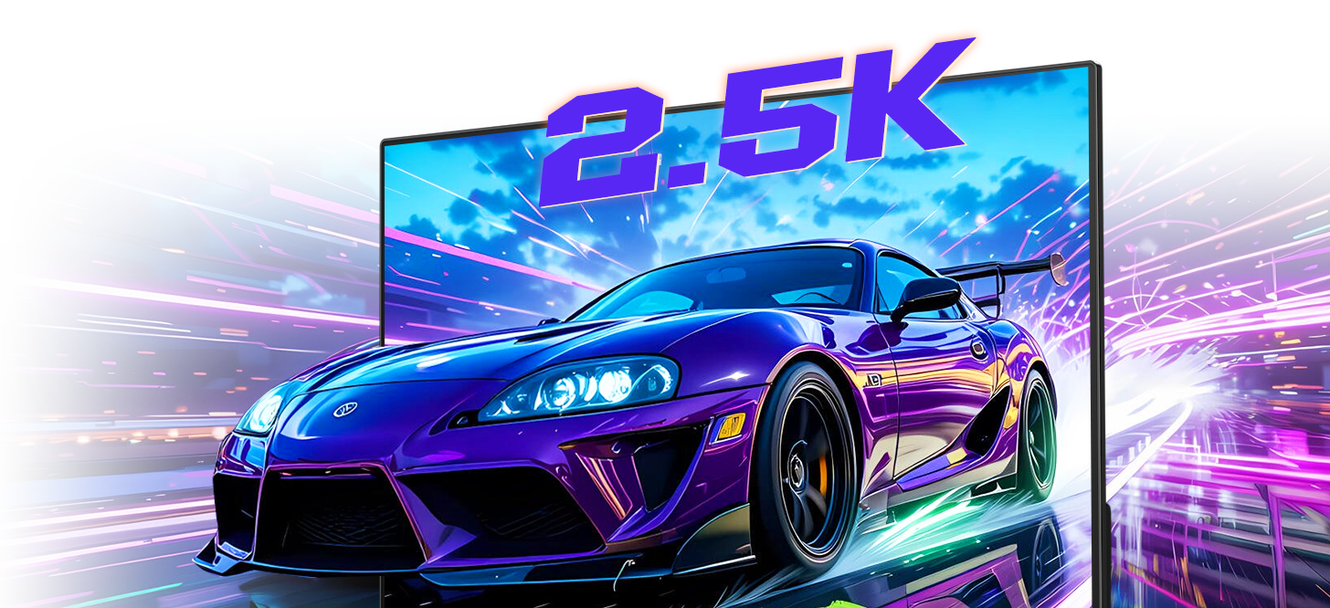 GR16CQ | 16“ 2K 240Hz Gaming Monitor Ultra-Smooth QLED HDR Display
