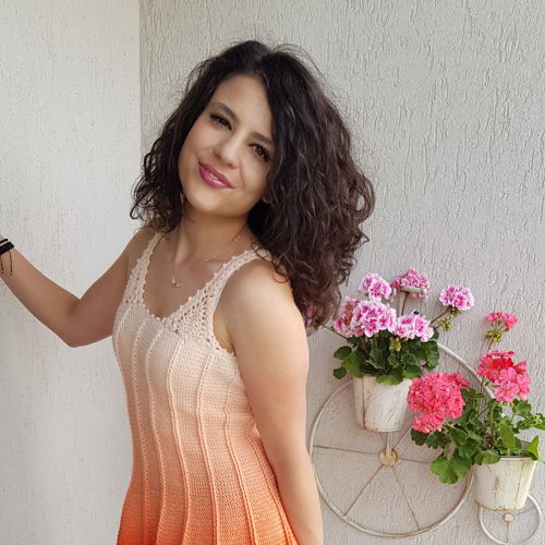 Crochet elegant dress for summer