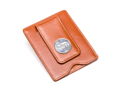 Leather Money Clip with NWTF Logo Medallion