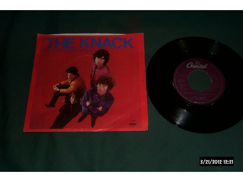 The Knack - Pay The Devil 45 With Picture Sleeve NM