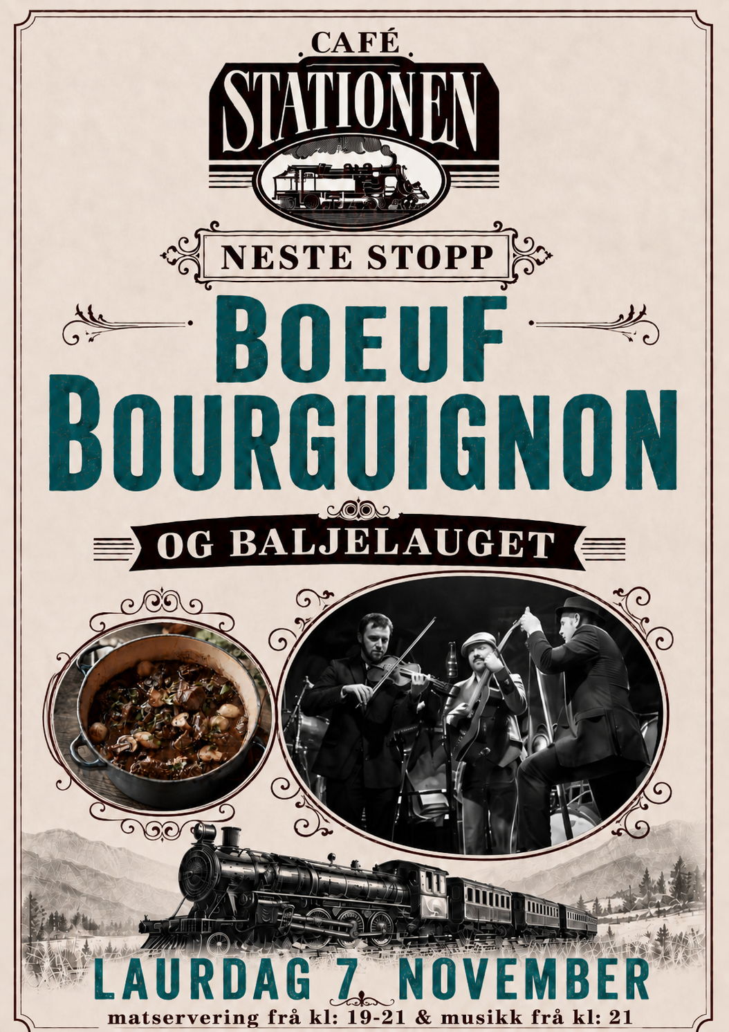Boeuf Bourguignon og Baljelauget