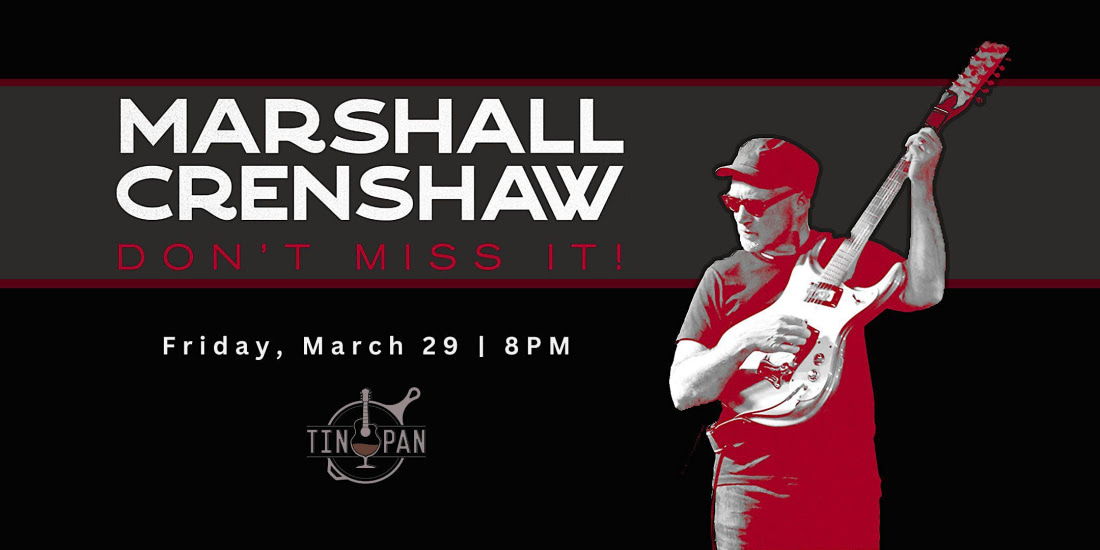 Marshall Crenshaw At The Tin Pan promotional image