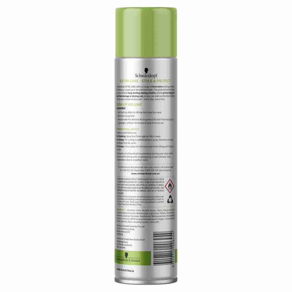 Schwarzkopf Extra Care Push Up Volume Hairspray 250G - Image 3