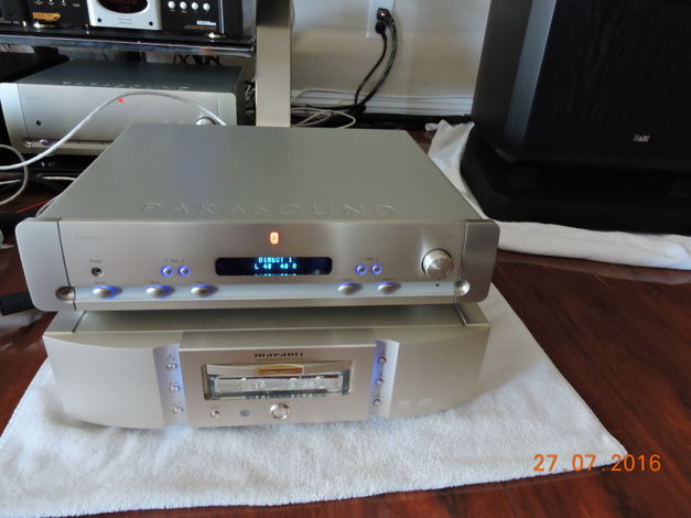 Parasound  P3 preamp in silver with phono input