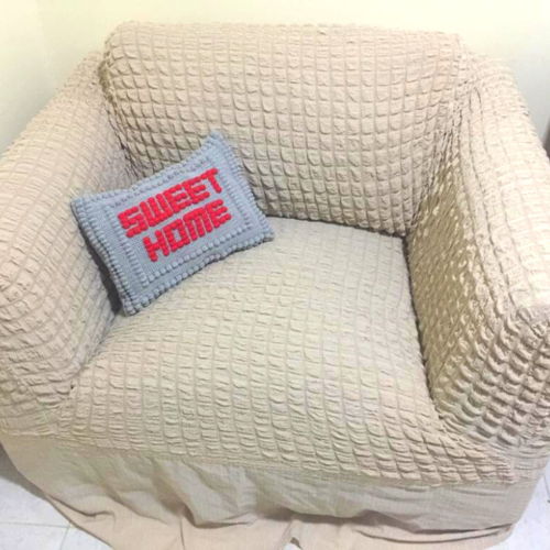 Crochet Pattern - Sweet Home Pillow
