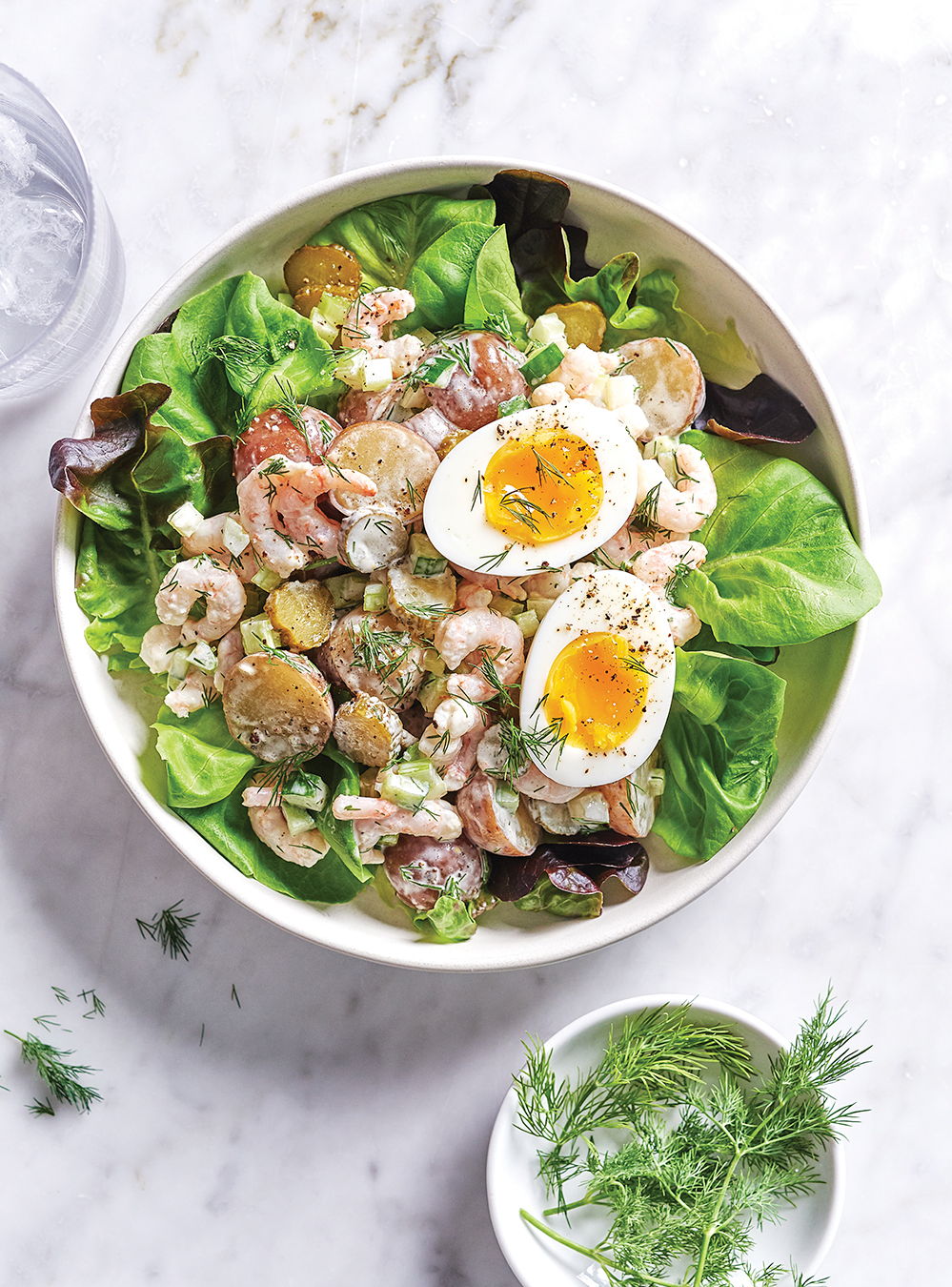 Potato Salad with Eggs and Shrimp | RICARDO
