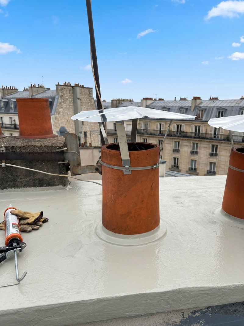 Maîtrise LAUMONIER : Protection durable des couronnements à Paris à paris