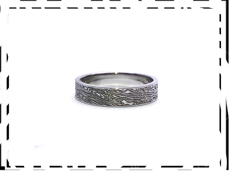 silver zebra ring