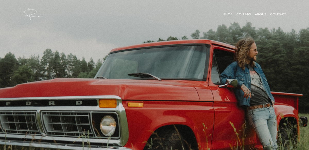 Screenshot of Peter McKinnon, from the influencer websites collection.