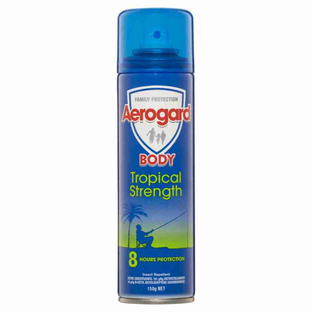 Aerogard Tropical Strength Insect Repellent Aerosol Spray 150G