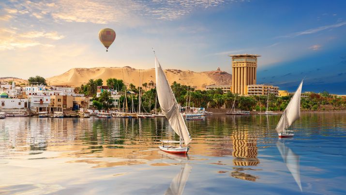 Nile cruises provide a unique vantage point for photographing Egypt's ancient monuments from the water