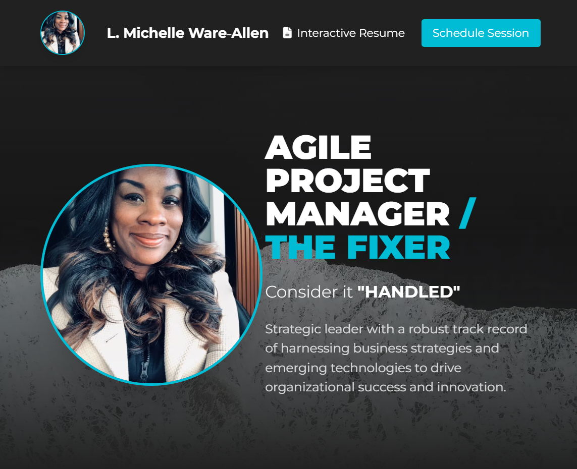Michelle Ware-Allen Professional Portfolio
