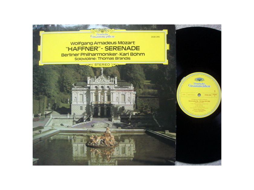 DG / Mozart Haffner Serenade, - BOHM/BRANDIS/BPO, MINT!