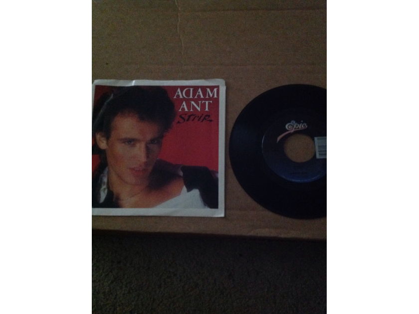 Adam Ant - Strip/Yours Yours Yours Epic Records 45 Single  With Picture Sleeve Vinyl NM