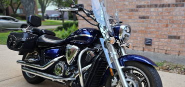 2007 YAMAHA V STAR 1300 motorcycle for rent near Missouri City, TX