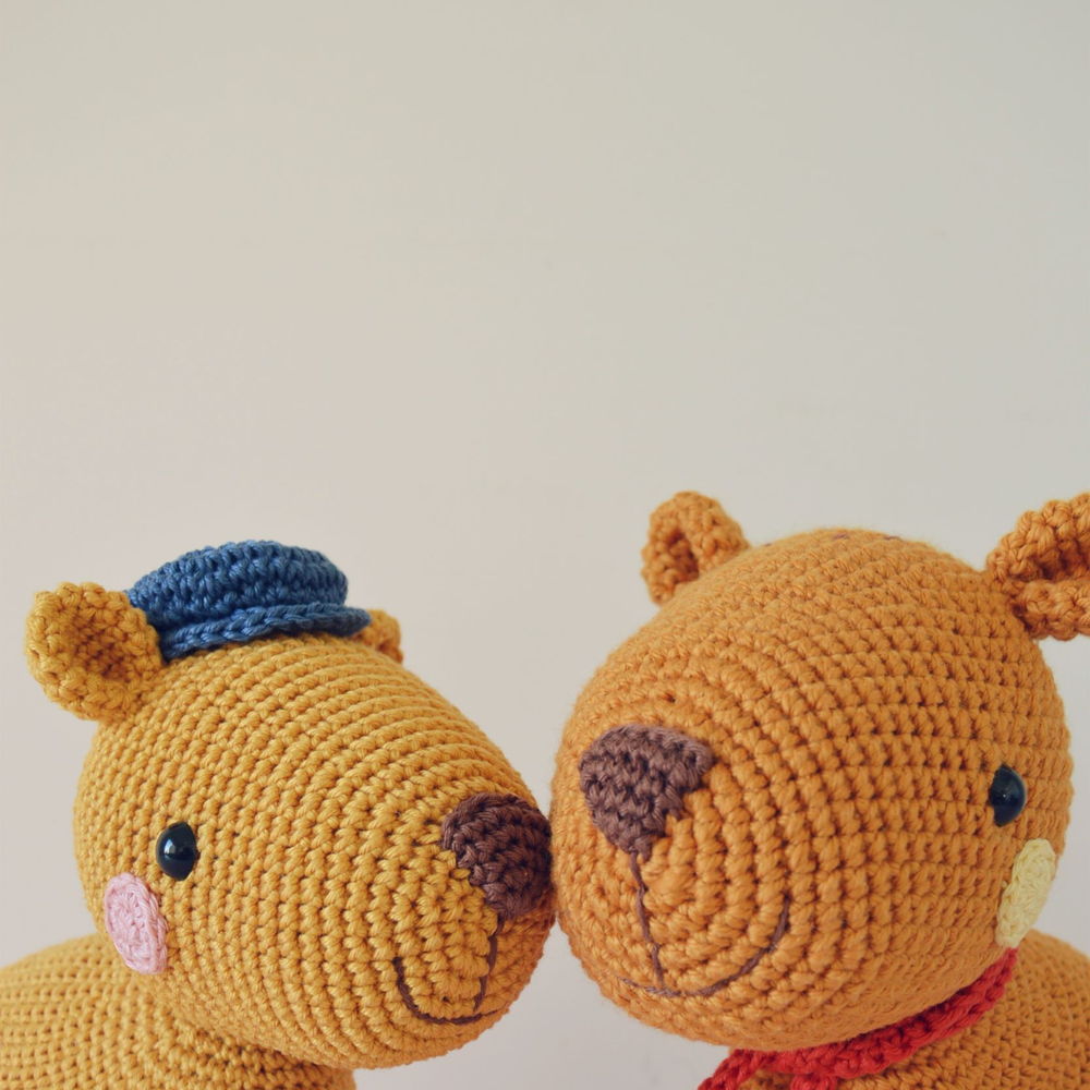 Capybara Joca Crochet Pattern (Amigurumi tutorial PDF file) -cute capybara plush, amigurumi guinea pig pattern, crochet rodent pattern
