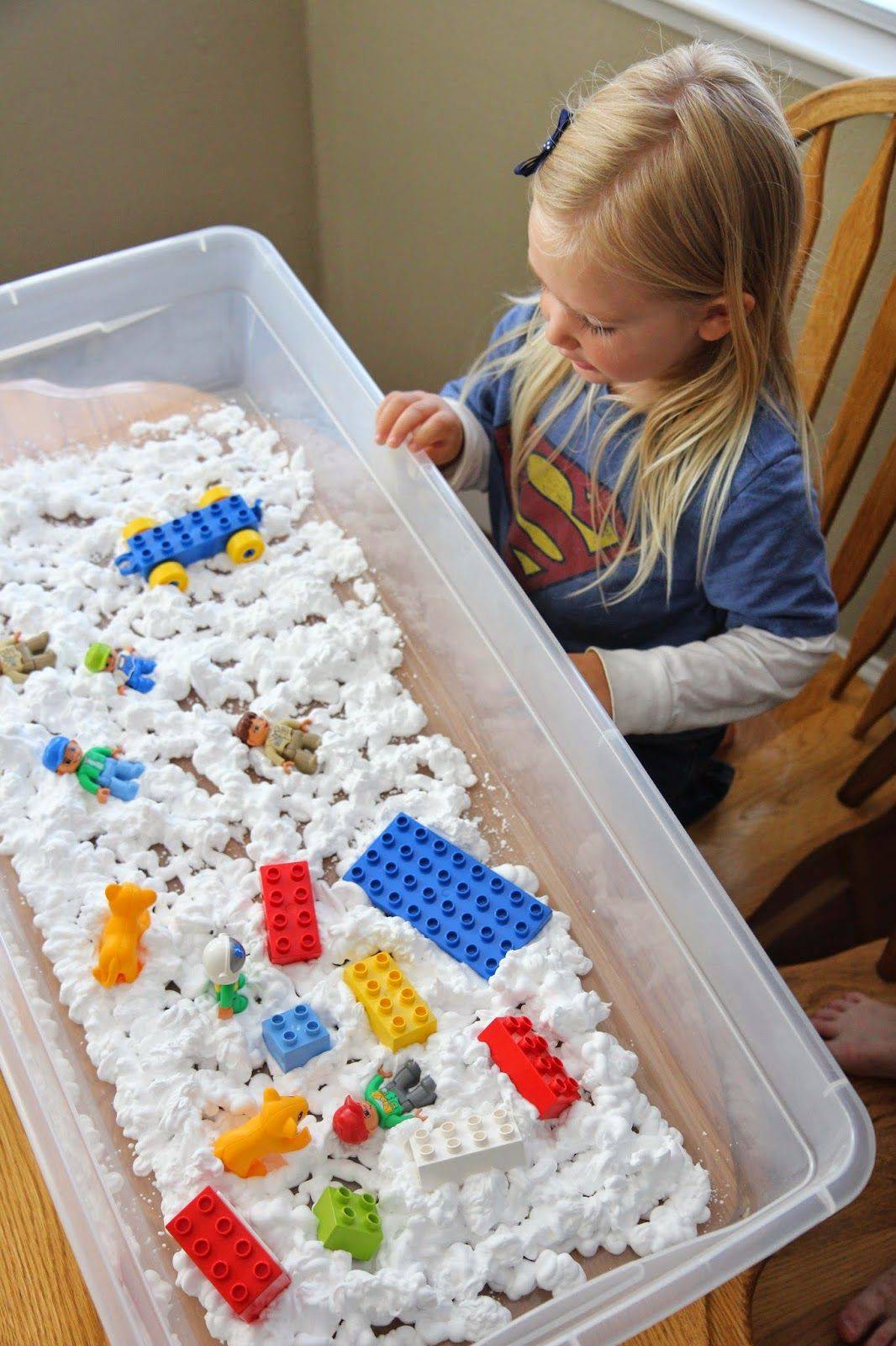 Lego sensory play