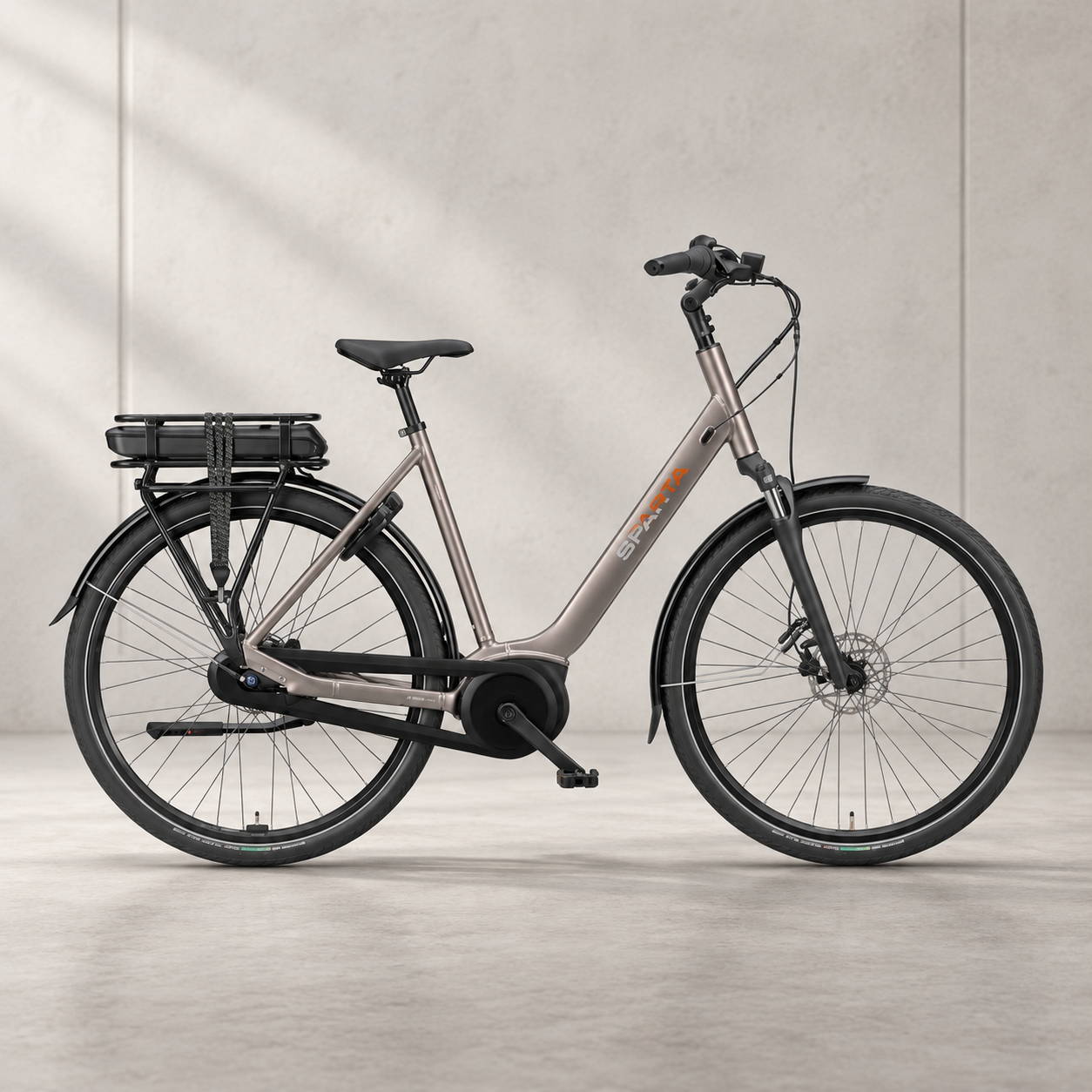 Sparta a-LANE Fit elektrische fiets met lage instap en Bosch Active Line-middenmotor