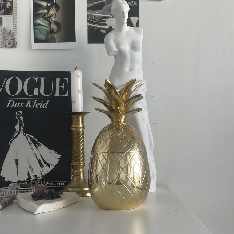 Vintage ArtDeco Style Pineapple Dekoration 🍍💫💖