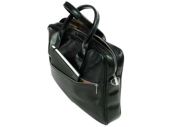 Laptoptasche 15,6 Zoll aus Leder - SCAVO