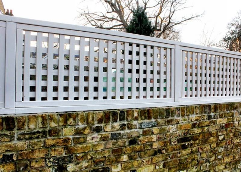 Painted Garden Trellis Panel