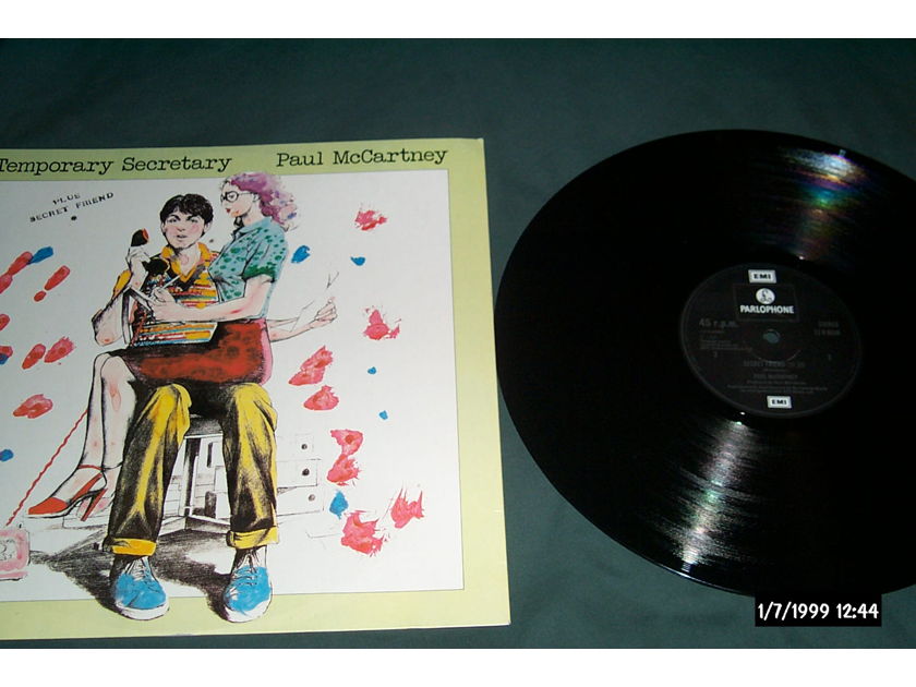 Paul Mccartney - Secret Friend Parlophone UK 12 Inch 45 rpm NM
