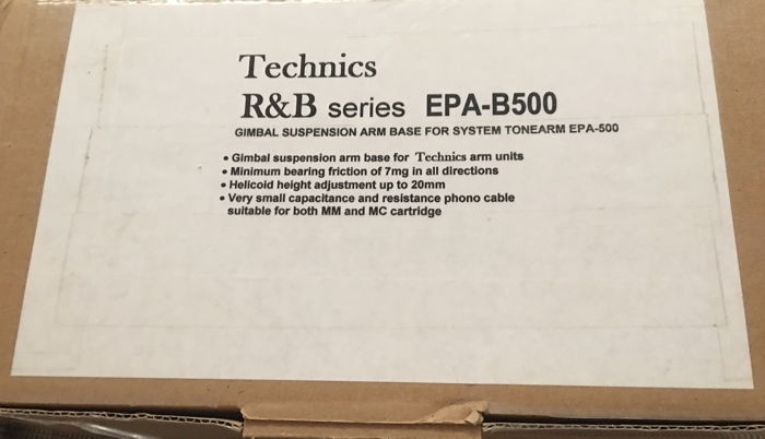 Technics EPA-B500 R & B Series Tonearm in box-mint