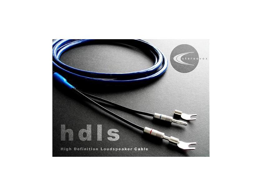 Stereovox HDLS Speaker cable  3 meter, free ship to USA