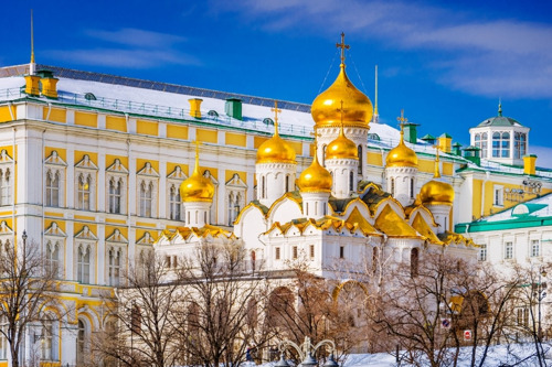 Московский Кремль (территория + 2 собора)