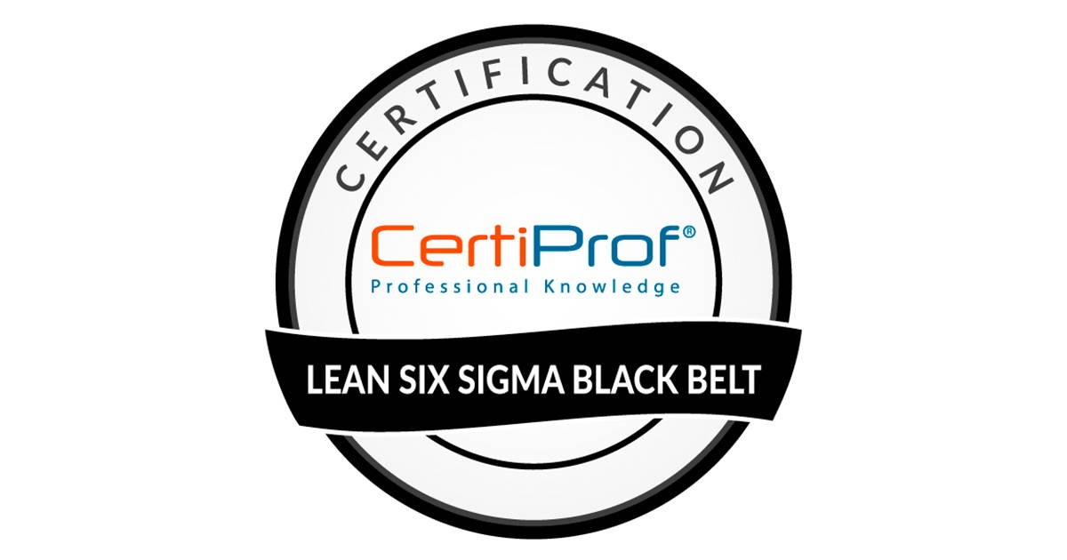 Black belt lean certification clearance