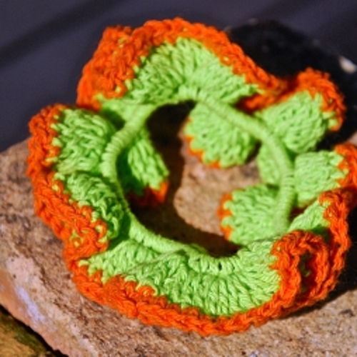 Koraalrif scrunchies