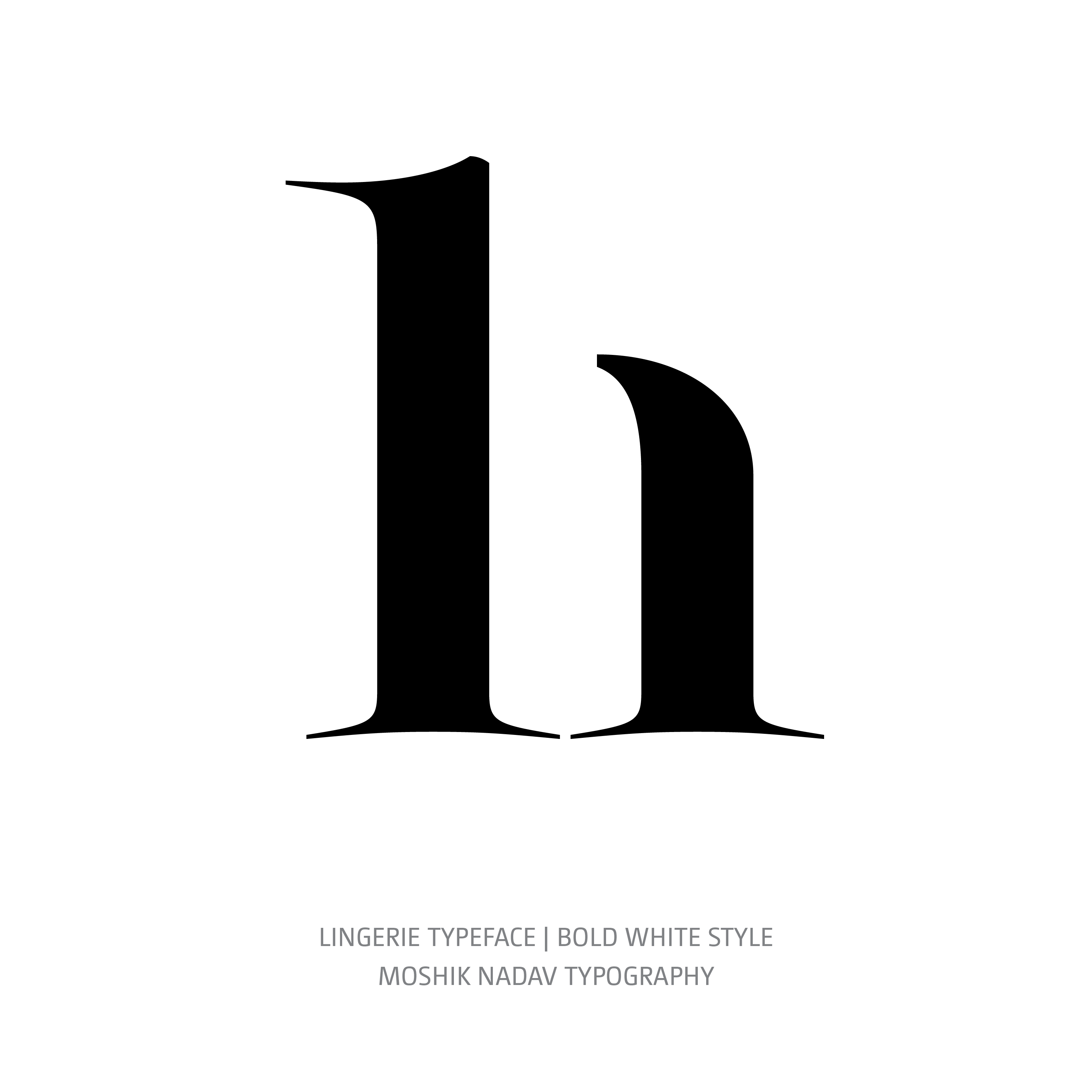 Lingerie Typeface Bold White h