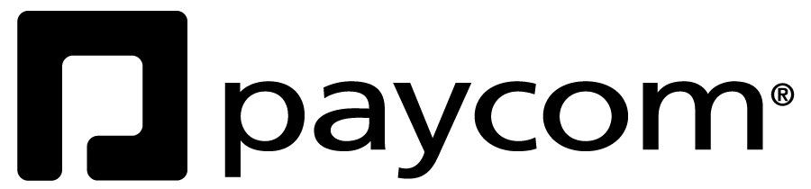 Paycom logo black clear