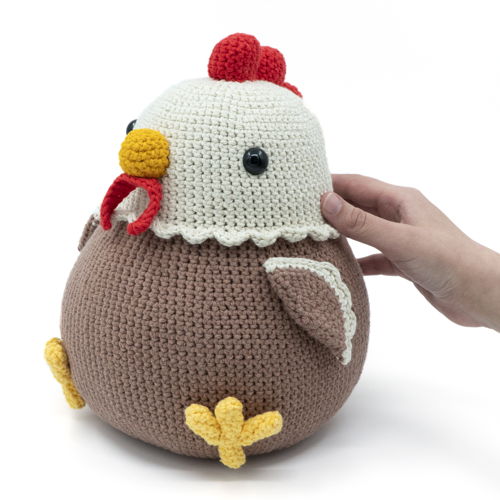 Amigurumi Hen, Chick, and Egg