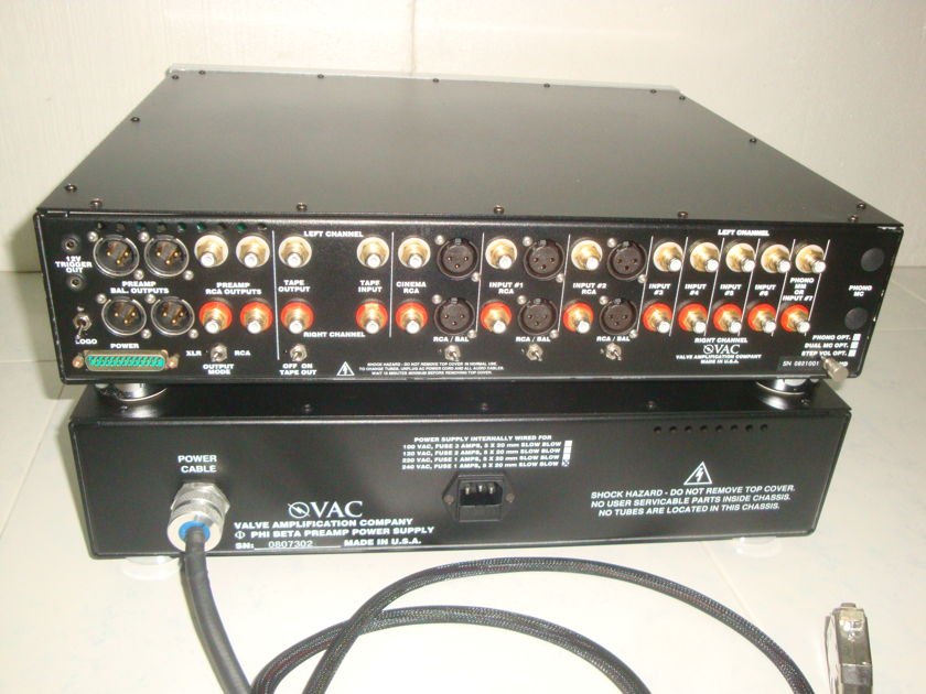 VAC Phi Beta Tube Line Stage   - Rare  220 - 240 volt