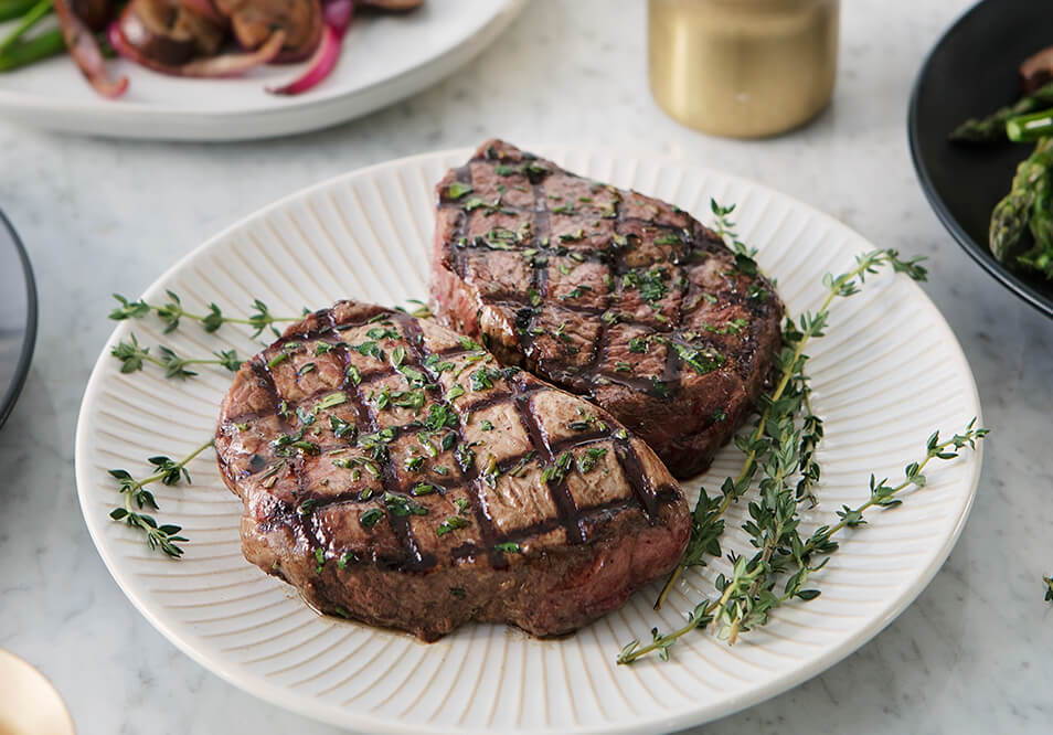 Two Pack Grilled Grass-Fed Top Steak