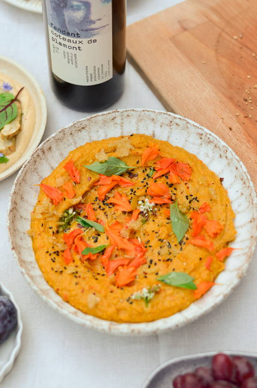Houmous aux carottes rôties – Recette Chef Tosca