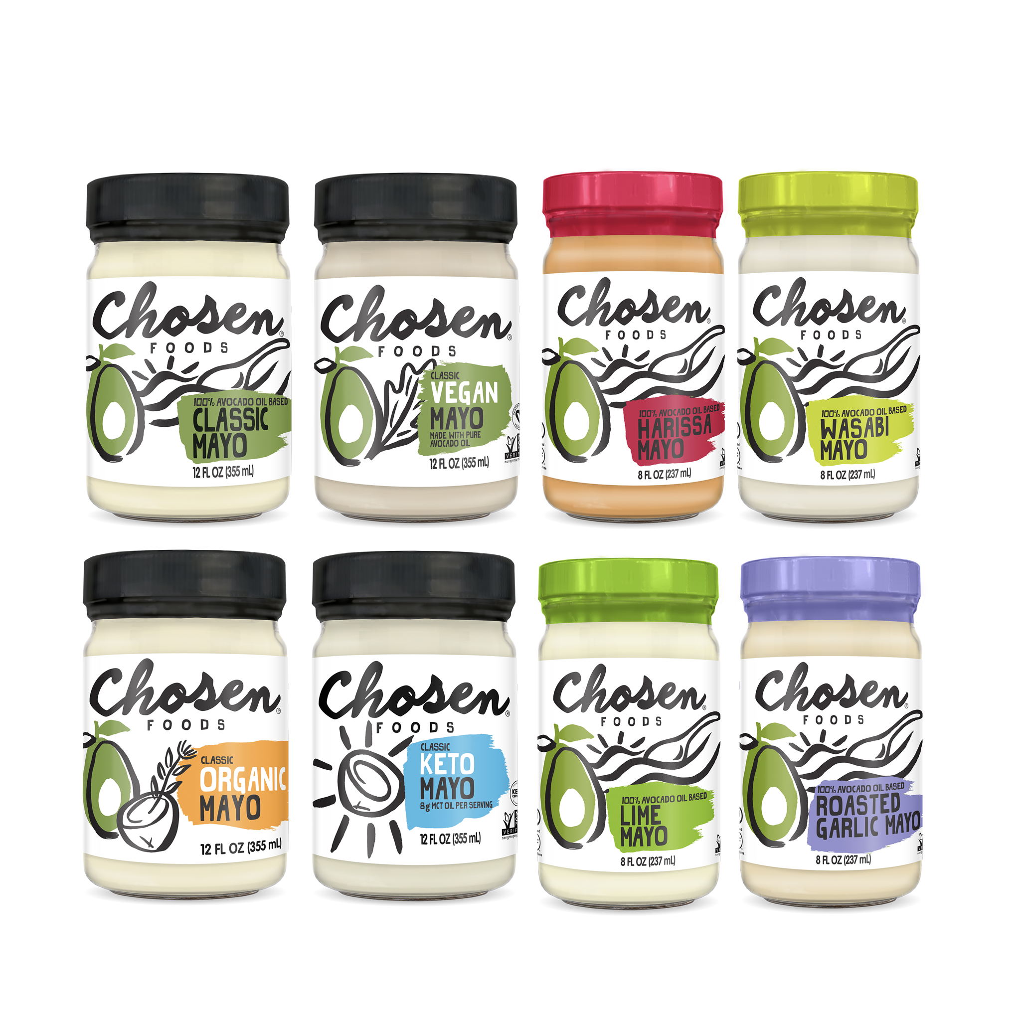 Chosen Foods Keto Mayo Classic - 12 oz jar