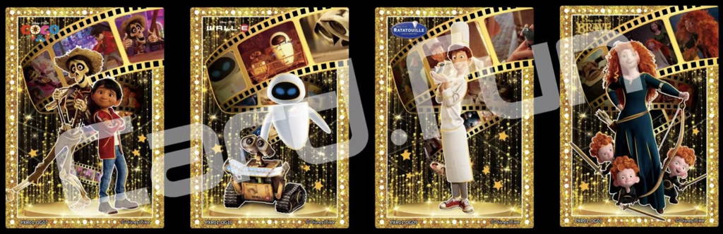 SP Cards from the Pixar Genesis of Adventure (Card.Fun 2023) Trading Card set. 