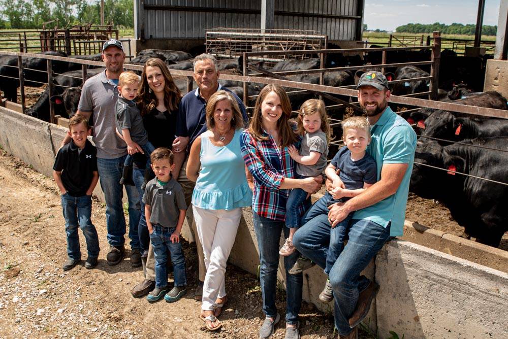 The Roach Family from Monticello, Indiana produces incredibly tender, flavorful Certified ONYA® beef for BetterFed Beef. 100% American Beef locally raised in Midwest America. 