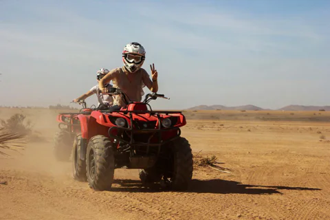 Agafay Desert Quad Bike & Camel Half-Day Trip w/ Dinner