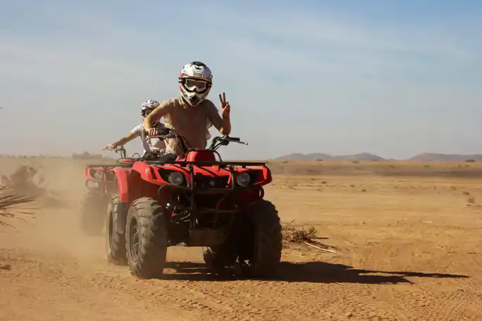 Agafay Desert Quad Bike & Camel Half-Day Trip w/ Dinner