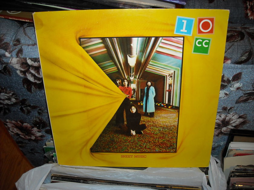 10 CC - Sheet Music UK Records  LP (c)