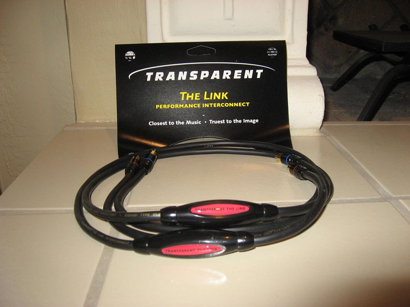 Transparent Audiio The Link 1 Meter RCA Interconnects