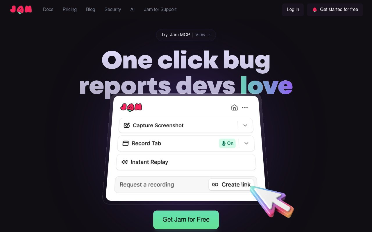 Jam | Build a bug-free product.