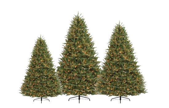 crestwood fir lifelike prelit artificial Christmas tree