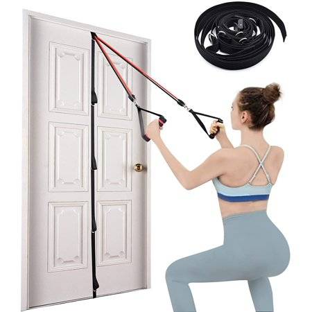 Arena Strength Door Anchor Strap for Resistance Bands, Multi Loop Door  Anchor Fits Up to 9 ft Doors Heavy Duty Door Anchor for Workout Bands, Easy  to