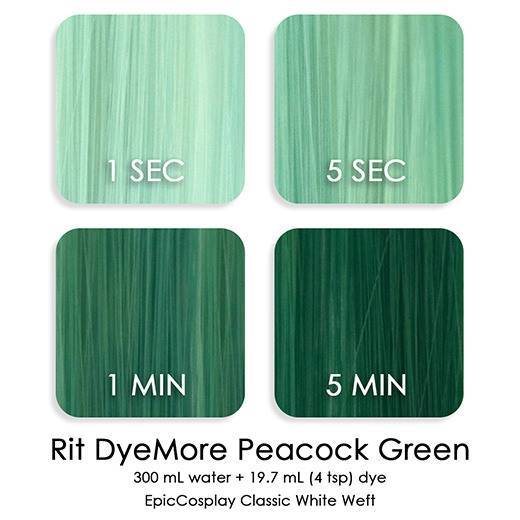 How To Stovetop Dye Synthetic Wigs w Rit DyeMore “Peacock Green