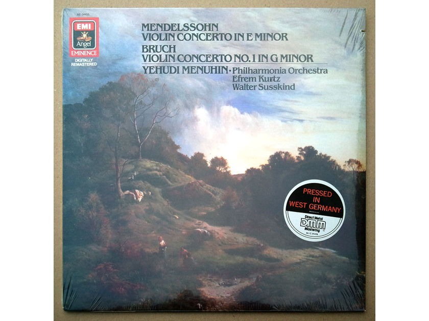 Sealed EMI Digital | MENUHIN/MENDELSSOHN - & BRUCH Violin Concertos / German Pressings
