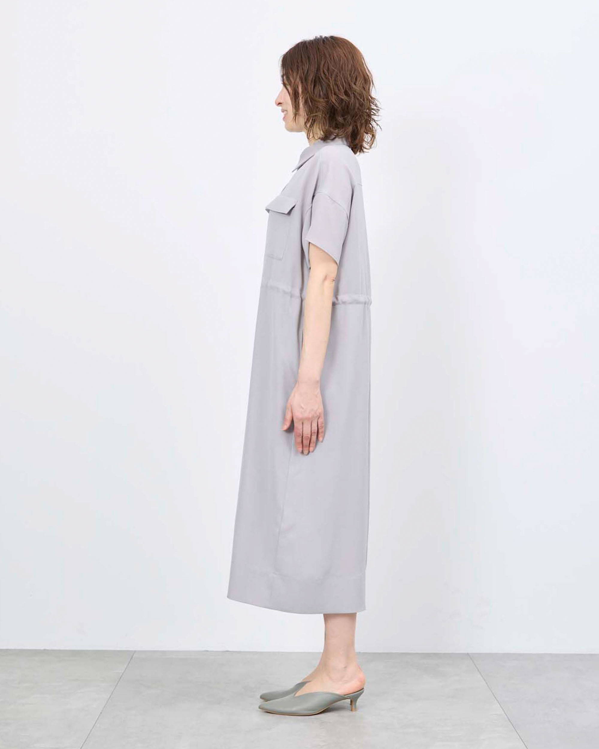 ロングシャツワンピース着用レビュー